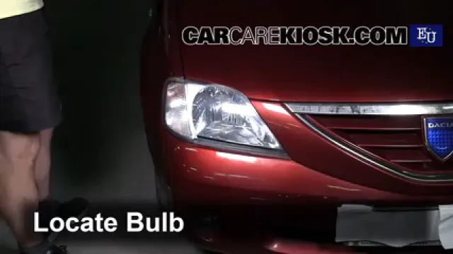 2006 Dacia Logan Prestige 1.6L 4 Cyl. Éclairage Feu de jour (remplacer l'ampoule)